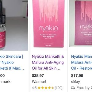 Nyakio Manketti & Madura Anti Aging Oil Brand New